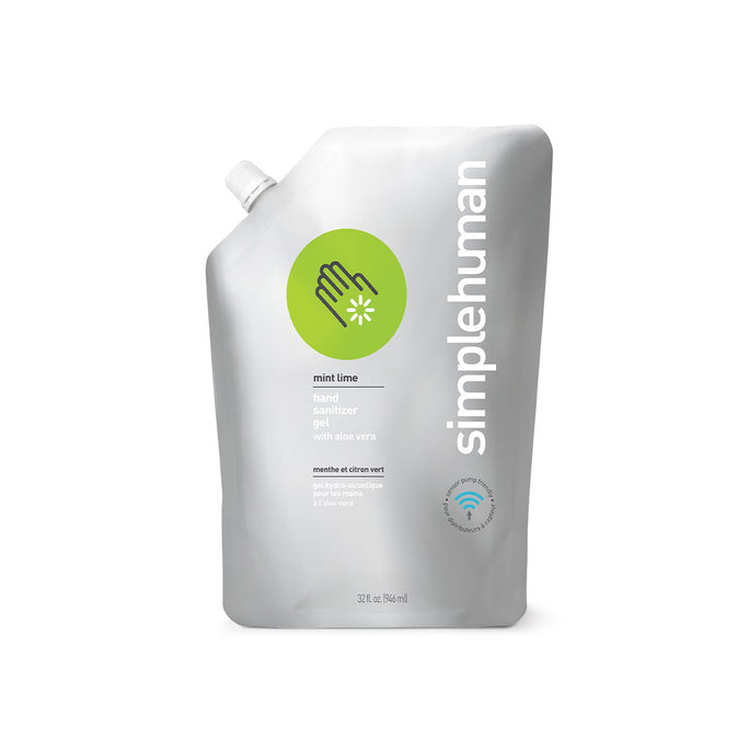 Mint Lime Hand Sanitizer Refill Pouch