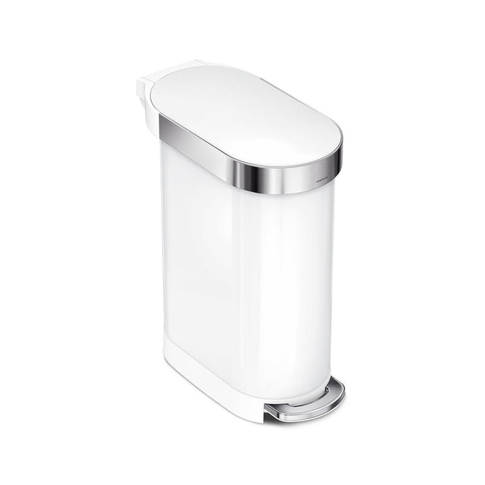 45L Slim Step Can with Liner Rim