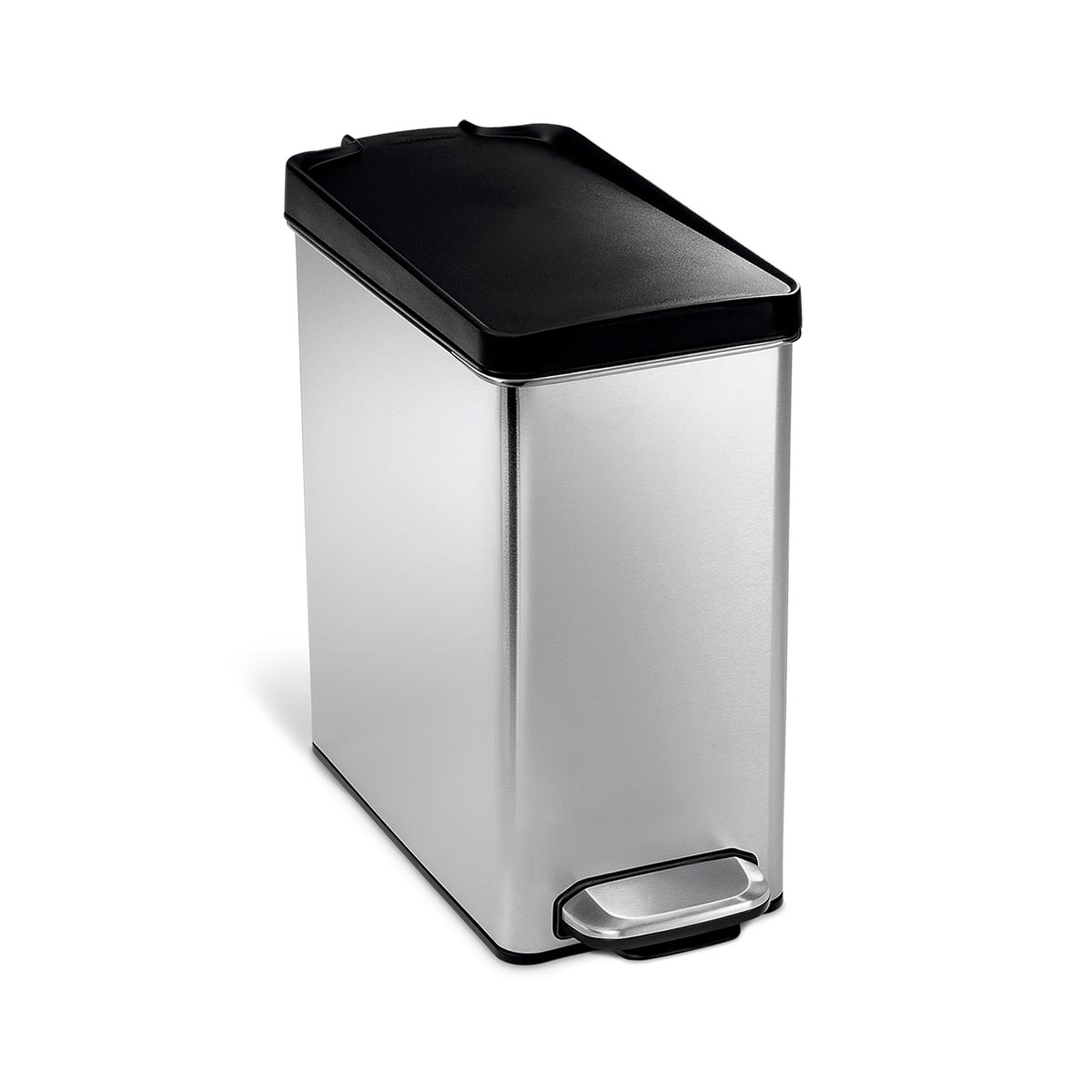 simplehuman 10L profile step can with plastic lid 
