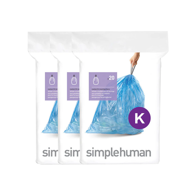 Code K Blue Recycling Custom Fit Liners
