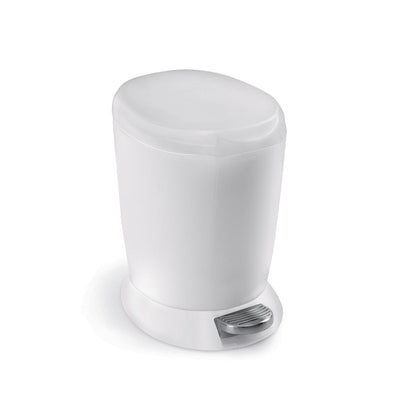 6L Round Step CanWhite