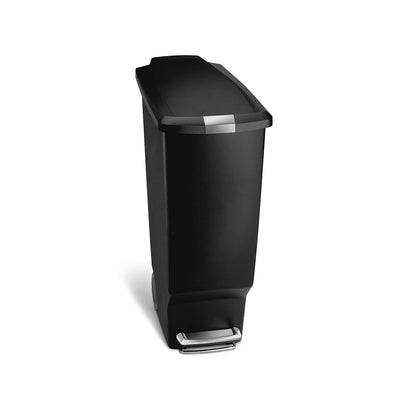 40L Slim Plastic Step Can