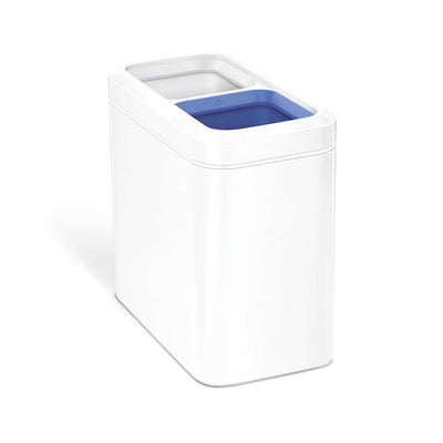 20L Dual Compartment  Slim Open CanWhite