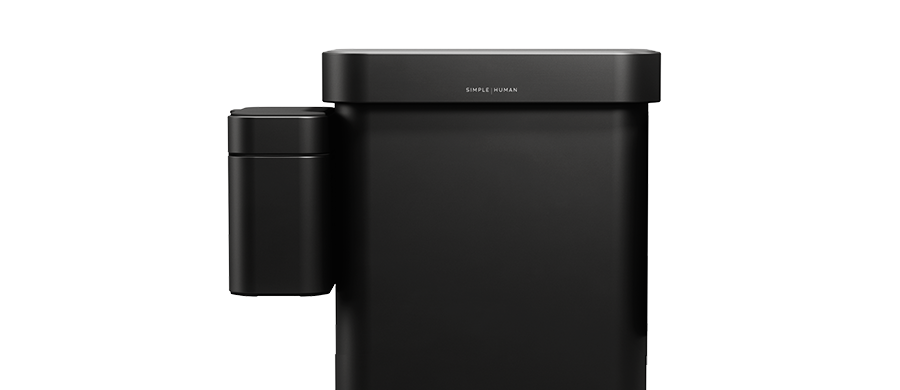 compost caddy - matte black