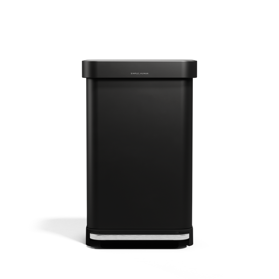 55L Rectangular Step Can with Liner Pocket - Simplehuman 55L Rectangular Step Can with Liner Pocket - Simplehuman