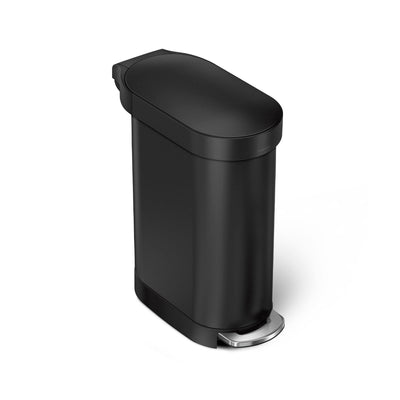 45L Slim Step CanMatte Black