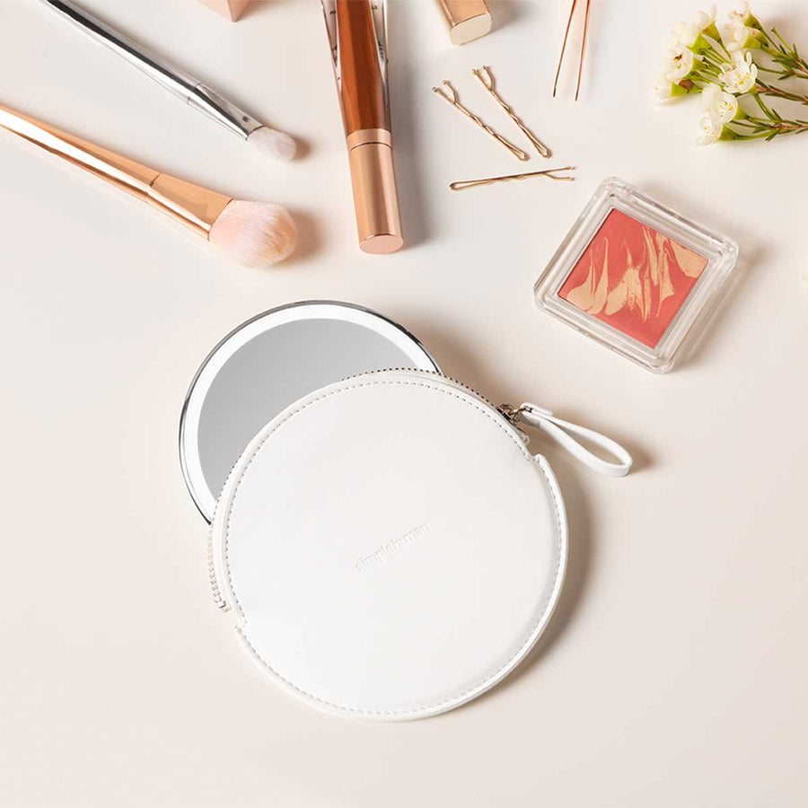 Sensor Mirror Compact Zip Case