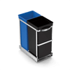 35L Dual Compartment  Pull Out Under Counter Can