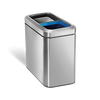20L Dual Compartment  Slim Open CanBrushed