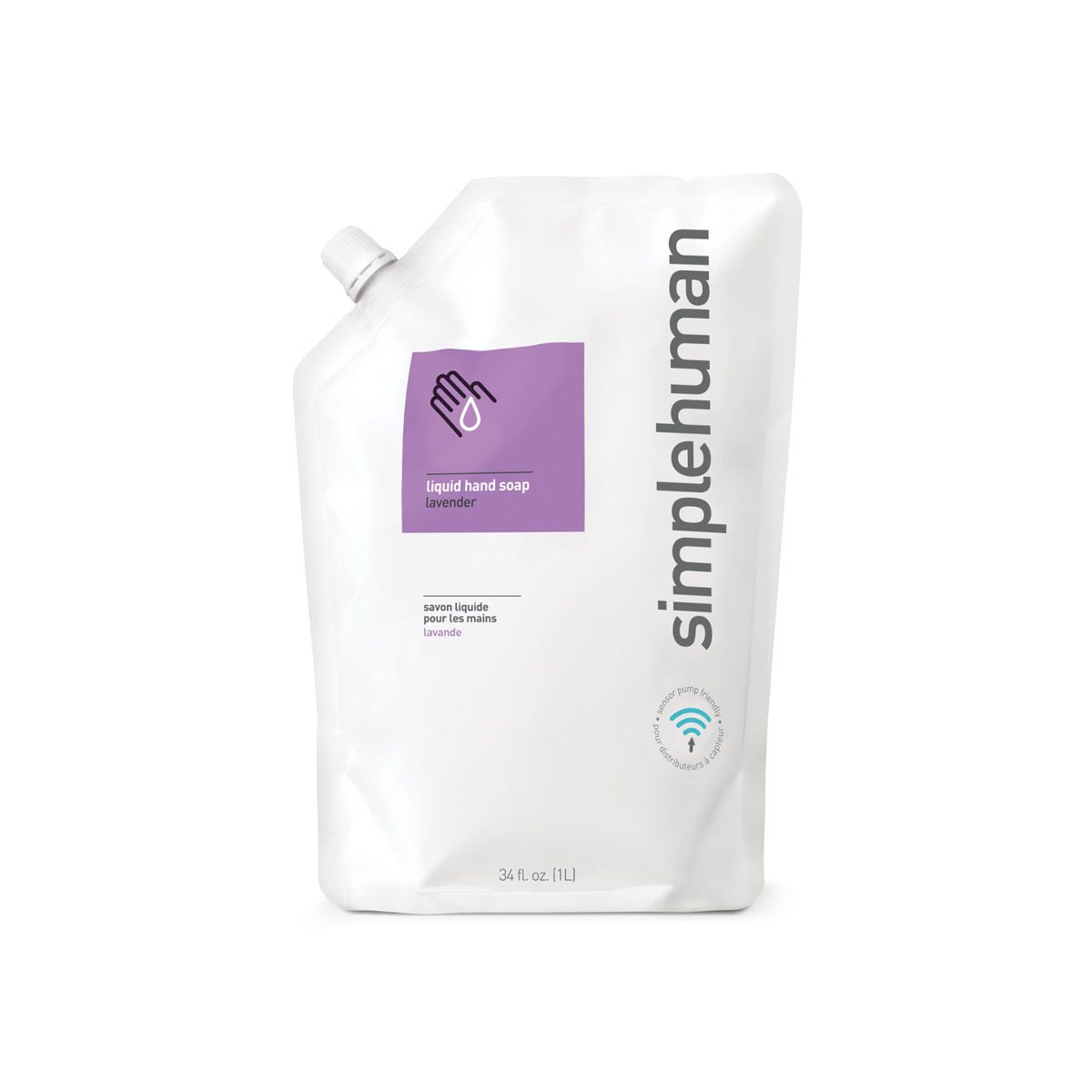 simplehuman liquid soap dispenser moisturizing soap refill