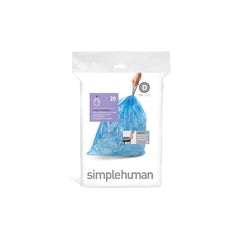 code D blue recycling custom fit liners - 20 pack