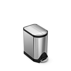 20L butterfly step can - brushed finish - main image