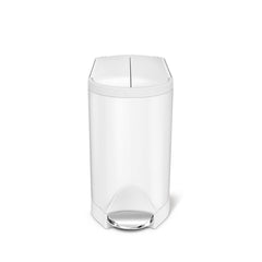 10L butterfly step can - white finish - main image