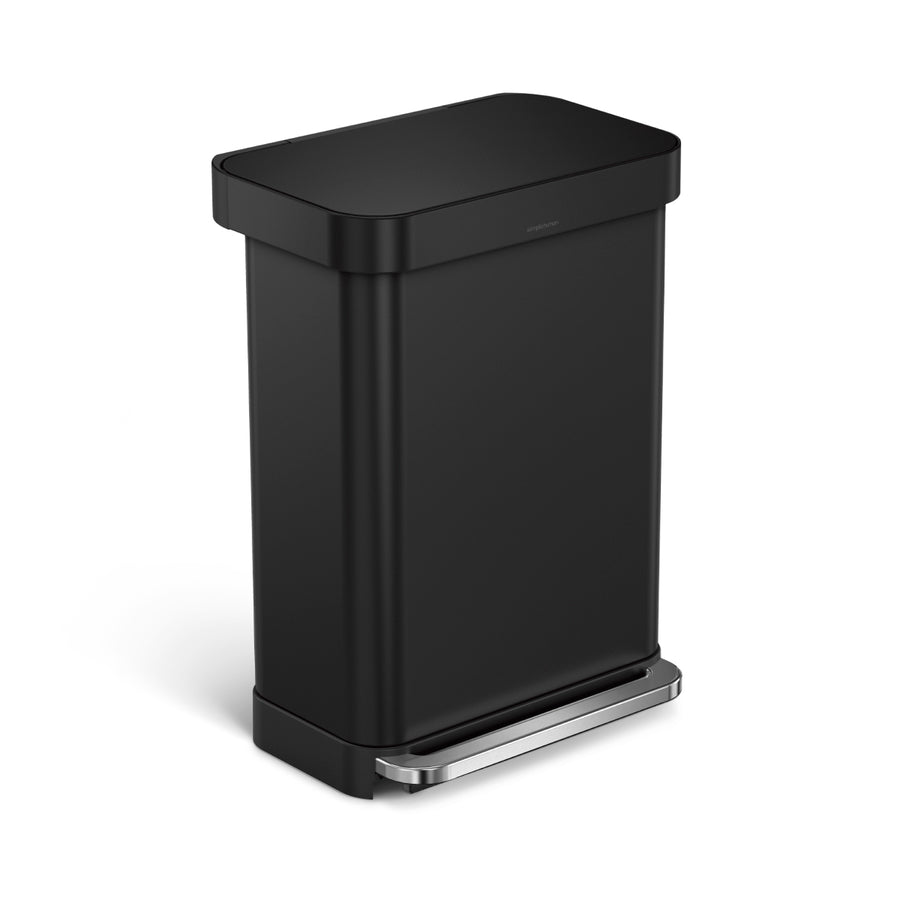 55L Rectangular Step Can with Liner Pocket