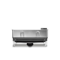 compact steel frame dishrack - side view image