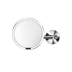 rechargeable wall mount sensor mirror - polished finish - main image