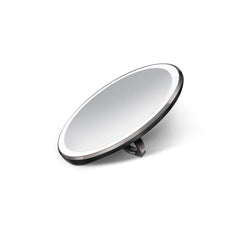 sensor mirror compact 10x - black finish - mirror propped up on ring holder image